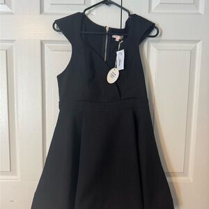 Luxxel Black Textured Dress